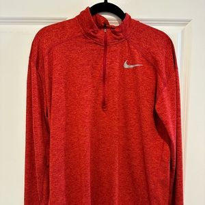 Nike long sleeve 1/2 zip running pullover